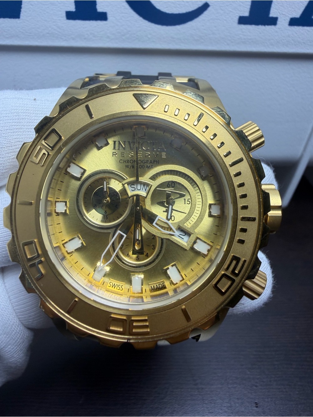 Invicta Reserve Subaqua 18k Gold Plated Men's Watch - 52mm (6905)